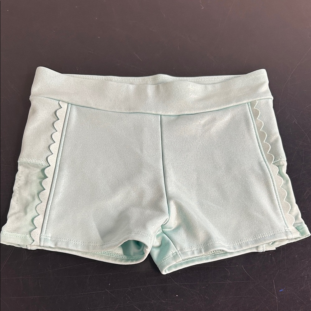 More Than Magic Mint Scalloped Shorts‎